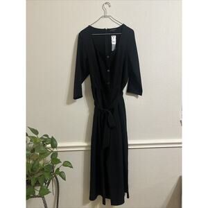Lane Bryant, Black 3/4 Sleeve Romper, NWT, Plus Size 16